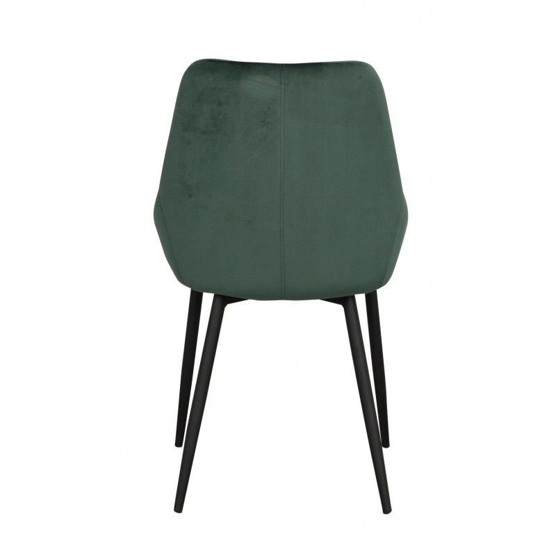 RO Sier Dining Chair Green Velvet